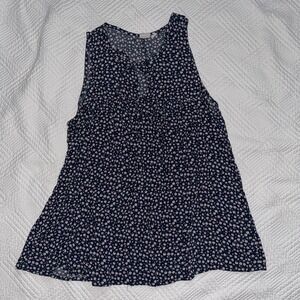 Gap Women's Medium Tank Top Sleeveless Floral Summer Casual Twee Cottagecore